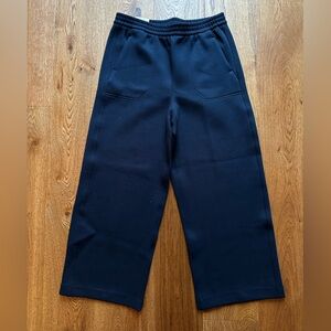 NWT Banana Republic Navy Wide-Leg Ankle Pants, Medium